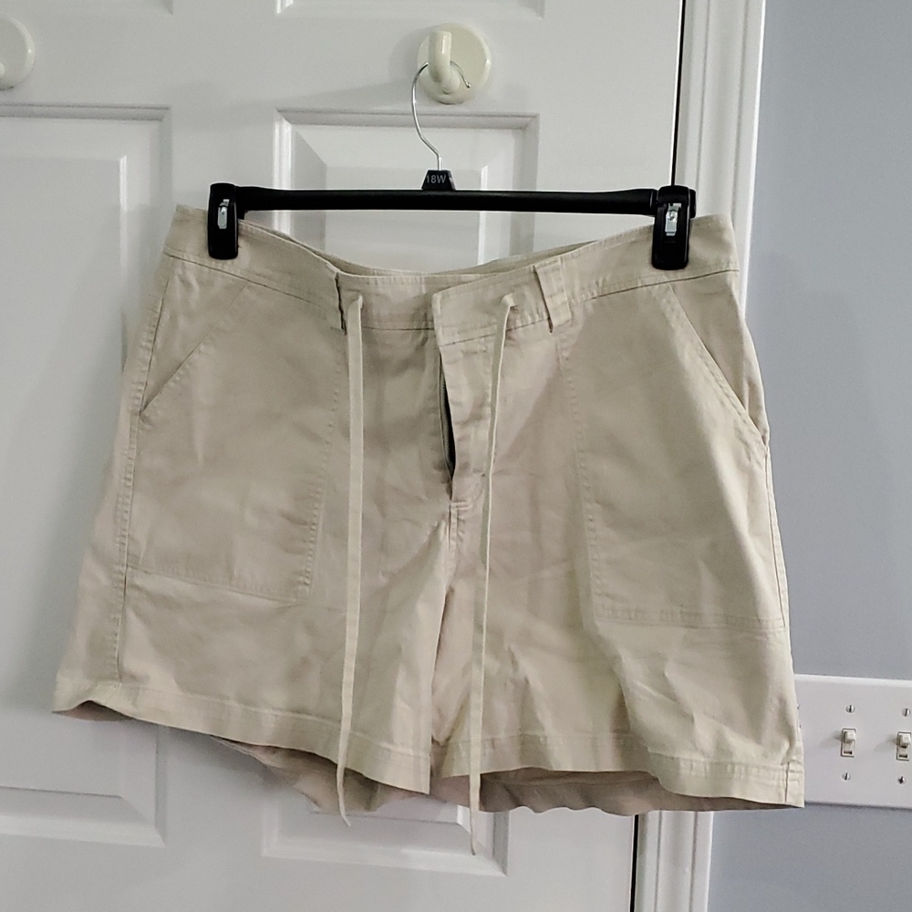 Womens plus size Khaki Shorts